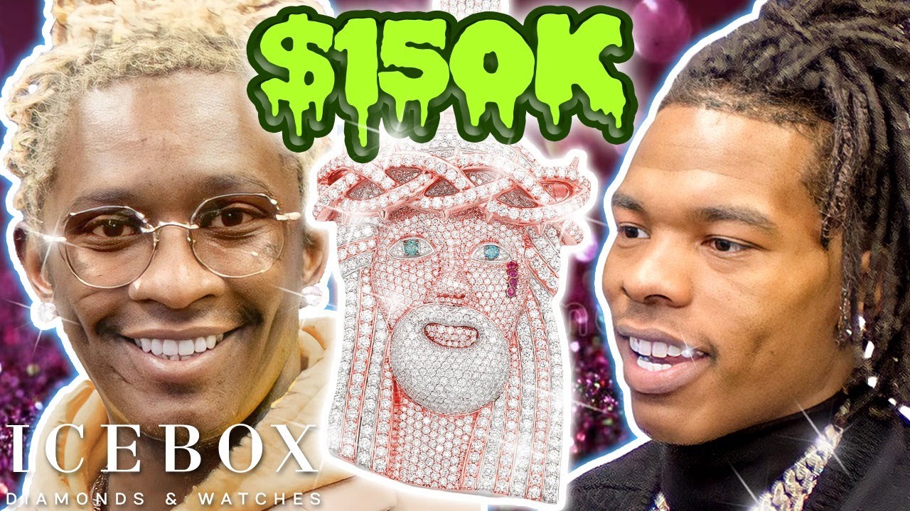 Young Thug & Lil Baby link up at IceBox Jewelry shop!