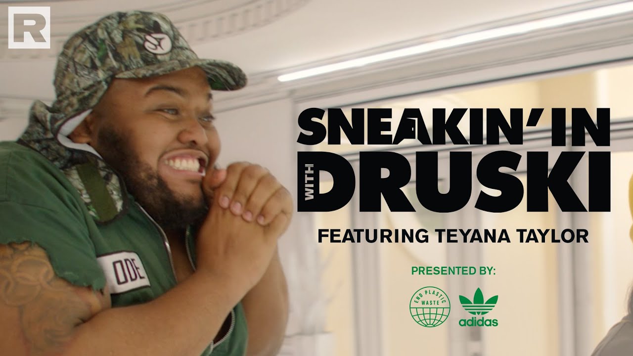 Druski Pulles up To Teyana Taylors House and talks Sneakers!