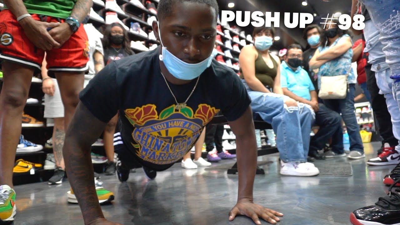 Free Sneakers for every 100 Push Ups!