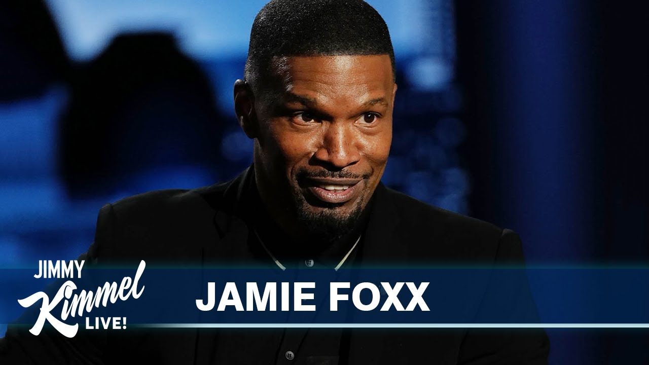 Jamie Foxx live on the Jimmy Kimmel Show!