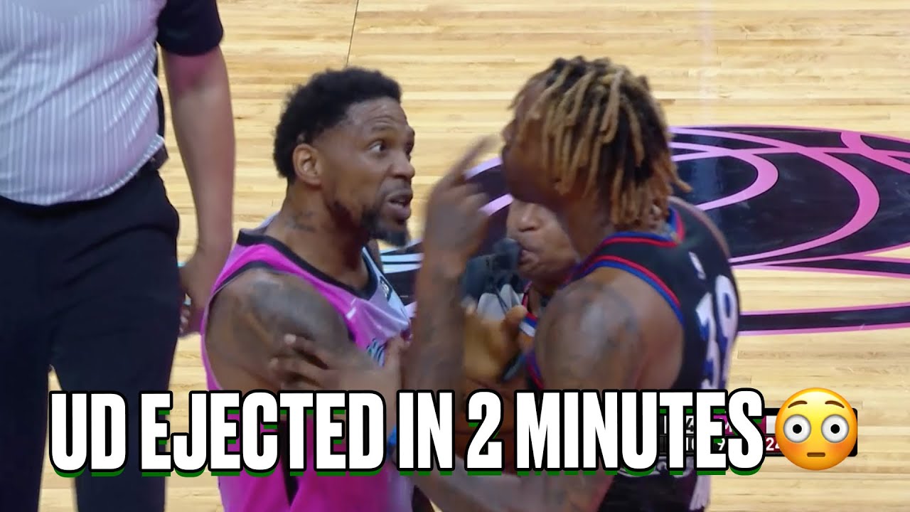 Udonis Haslem Ejected 2 minutes into his season debut