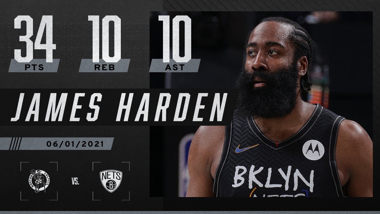James Harden becomes 1st Nets player with playoff triple-double since Jason Kidd | 2021 NBA Playoffs