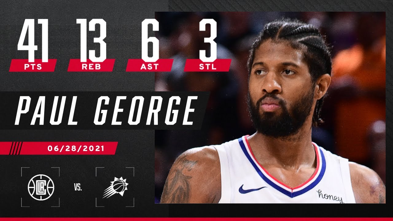 Paul George goes for 41 PTS & 13 REB to keep Clippers’ season alive ‼️ | 2021 NBA Playoffs