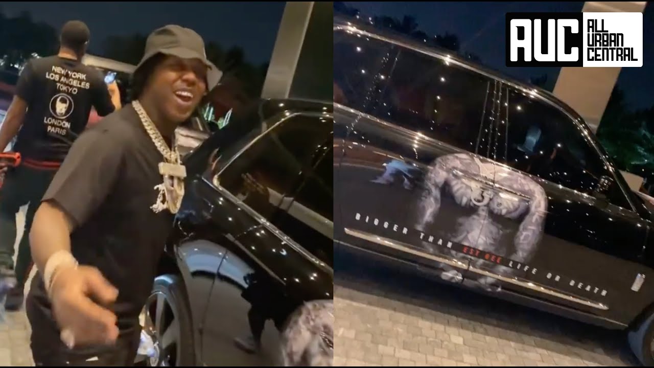 Yo Gotti So Proud Of EST Gee Success He Wrapped His Rolls Royce With Album Cover