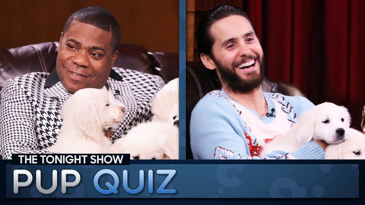 Tonight Show Pup Quiz with Tracy Morgan and Jared Leto