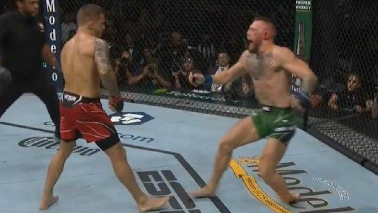 Conor McGregor BREAKS HIS ANKLE And Loses To Dustin Poirier In UFC 264! Shocking Video!