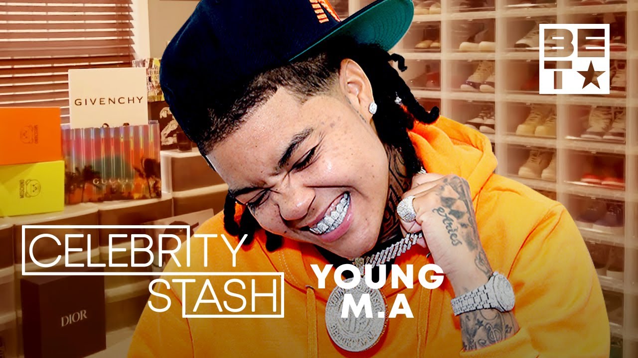 Young M.A Shows Off Her At-Home “Foot Locker” & Music Studio | Celebrity Stash