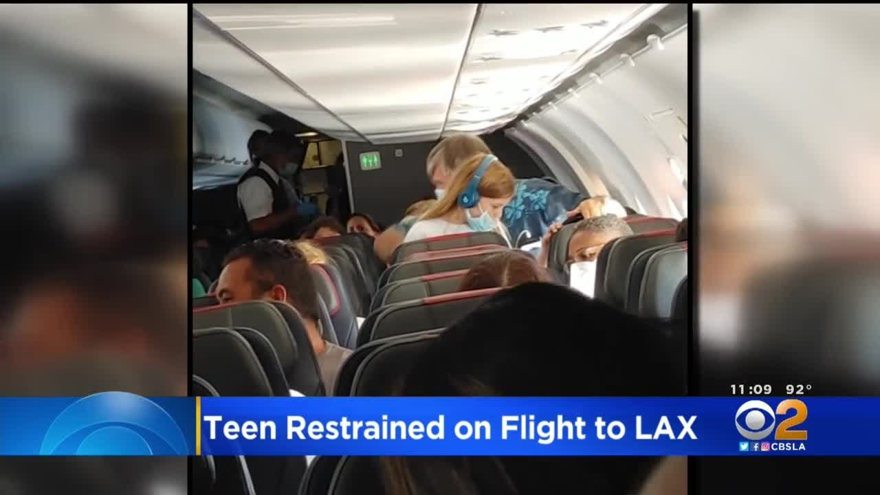 Teen Restrained During Flight To Los Angeles