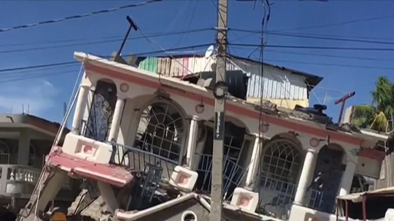 Violent” earthquake strikes Haiti