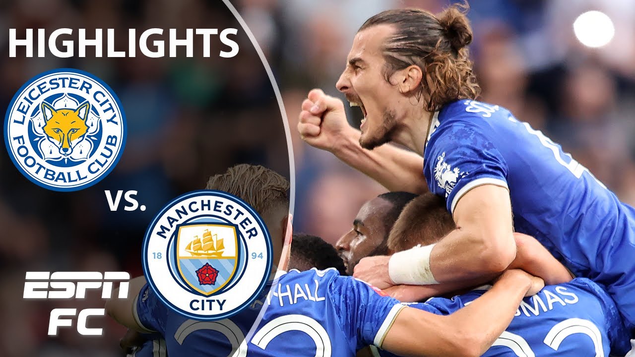 Leicester City BEATS Manchester City in the FA Community Shield | ESPN FC Highlights