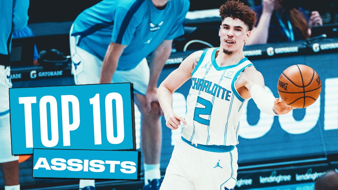 Rookie of the Year LaMelo Ball’s Top 10 Assists from the 2020-21 NBA Season!