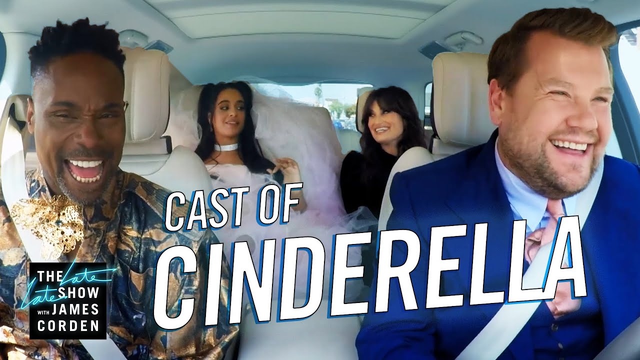 Cinderella’ Carpool Karaoke w/ Camila Cabello, Billy Porter & Idina Menzel