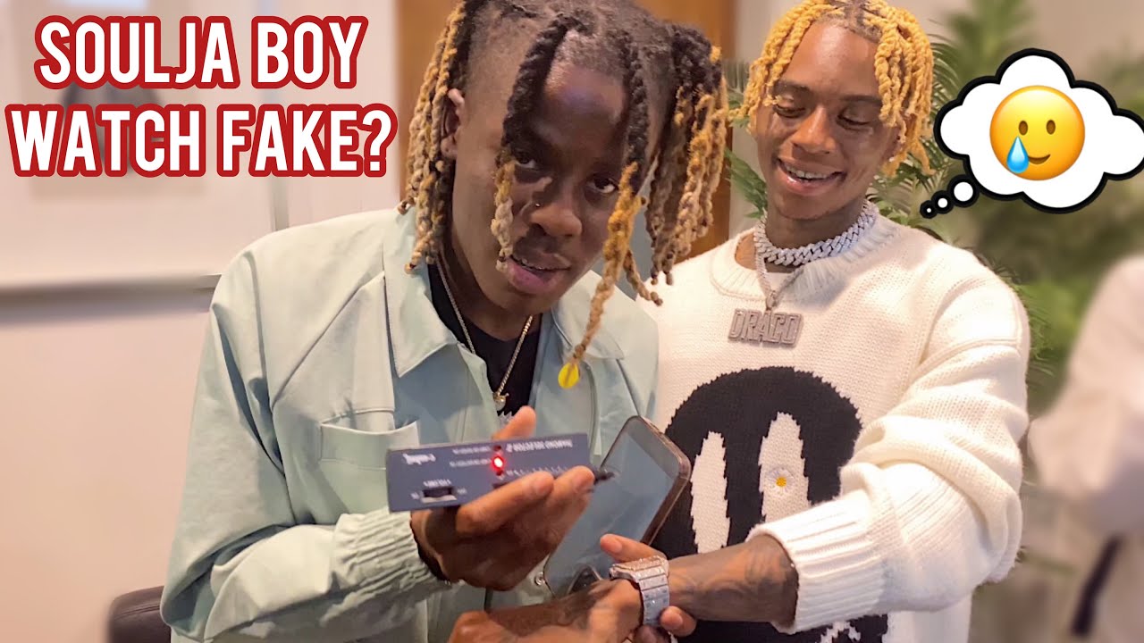 TESTING SOULJA BOY’S DIAMONDS 😭💎 His Jewelry From The Mall FAKE? | Public Interview