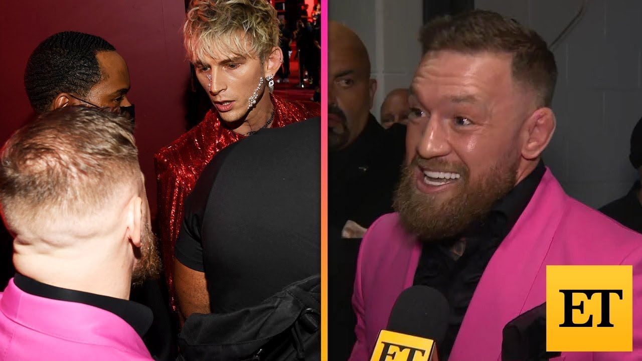 Conor McGregor REACTS to Machine Gun Kelly FIGHT at VMAs!