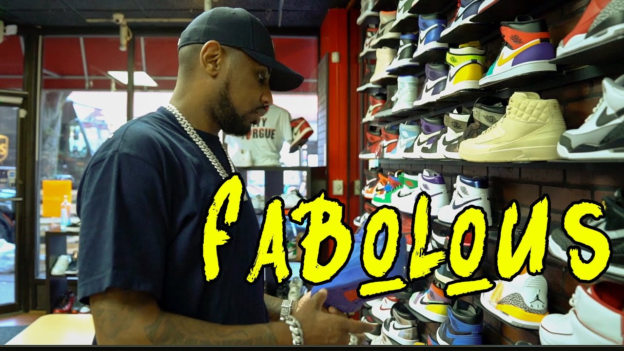 FABOLOUS GOES SHOPPING FOR KICKS AND SPENDS $25,000