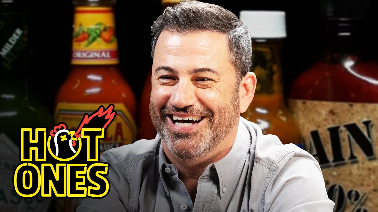 Jimmy Kimmel Feels Poisoned By Spicy Wings | Hot OnesHi