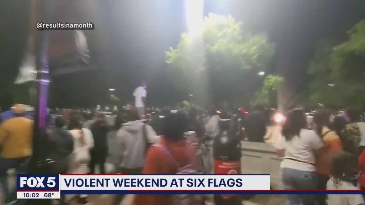 Videos show chaos, violence at Six Flags America Fright Fest in Prince George’s County | FOX 5 DC