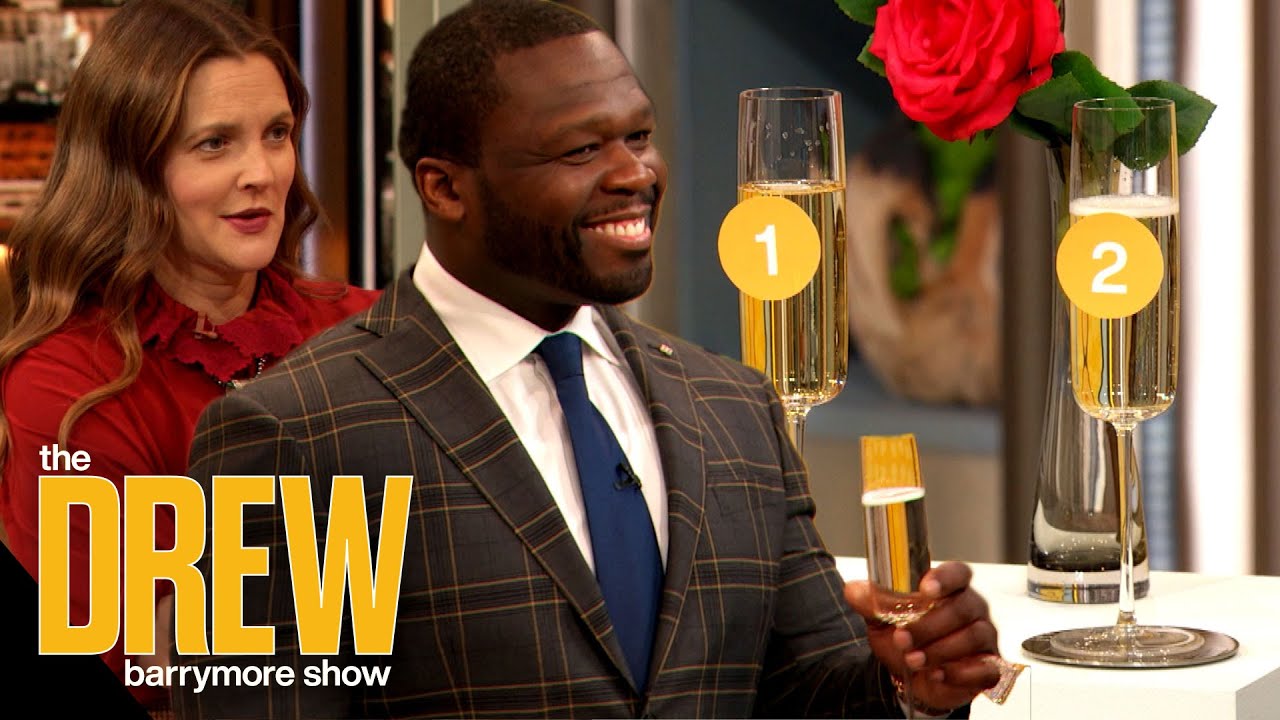 Drew Puts 50 Cent to the Test to See if He Can Spot Expensive vs. Cheap Champagne