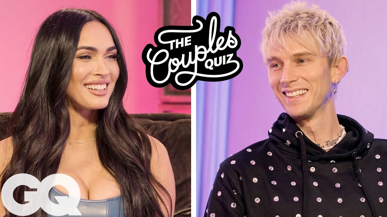 Megan Fox & Machine Gun Kelly Ask Each Other 40 Questions | The Couples Quiz | GQ