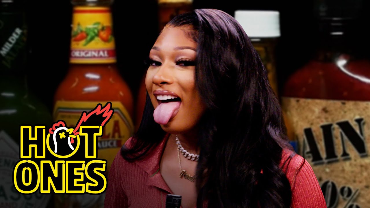 Megan Thee Stallion Turns Into Hot Girl Meg While Eating Spicy Wings | Hot Ones