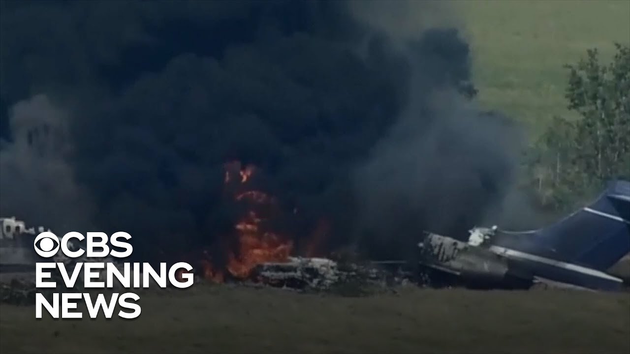 NTSB investigating Houston jet crash and fire