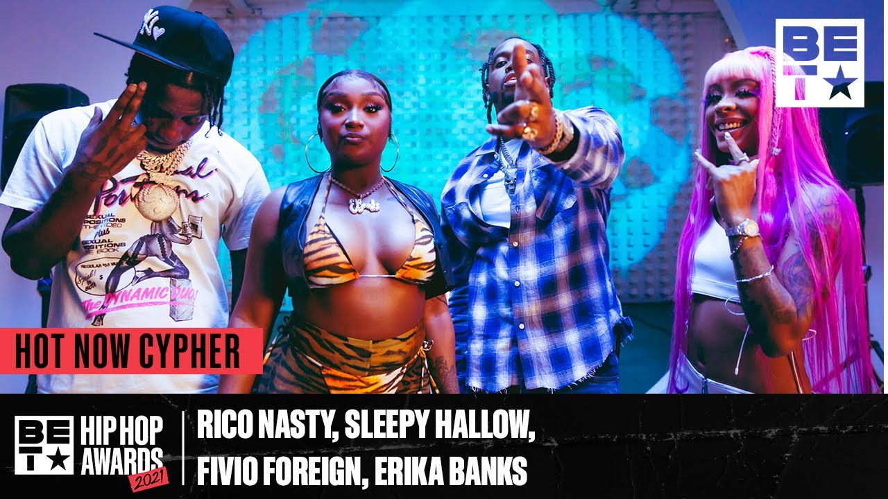 Rico Nasty, Sleepy Hallow, Erica Banks, & Fivio Foreign Show Off Their Bars | Hip Hop Awards ’21