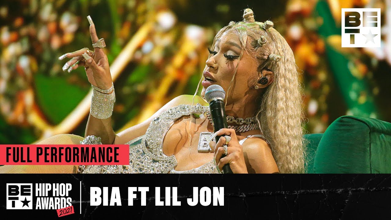 BIA Gets Lit With Lil Jon During “Whole Lotta Money” & “Bia’ Bia’” Performance | Hip Hop Awards ‘21