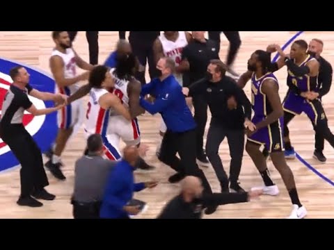 Isaiah Stewart LEGIT LOST HIS MIND & Tried To FIGHT LeBron & LOCKED DOWN THE ARENA *FULL FIGHT*