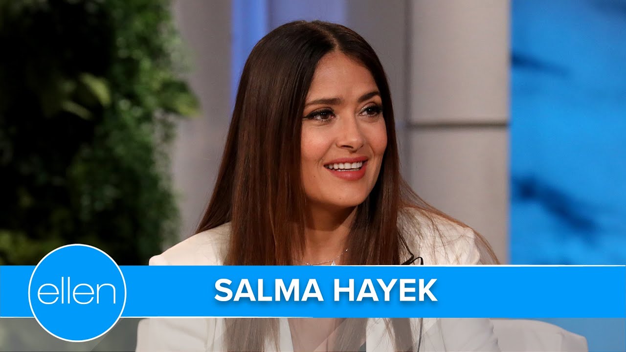 Salma Hayek Scares Her Family Members in the Shower