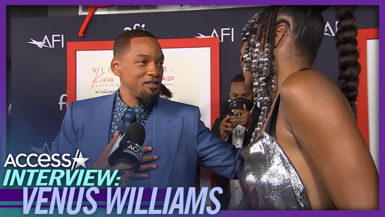 Will Smith Crashes Venus Williams’ Interview at ‘King Richard’ Premiere
