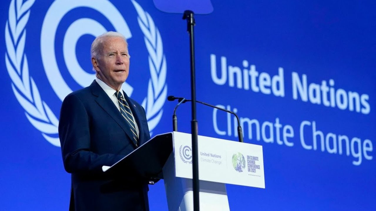 At COP26, Biden says U.S. will “lead by example” in push for urgent climate change