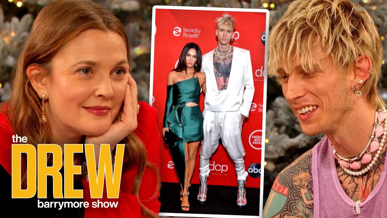 Machine Gun Kelly Paints Drew’s Nails and Shares the Story of His First Lunch Date with Megan Fox