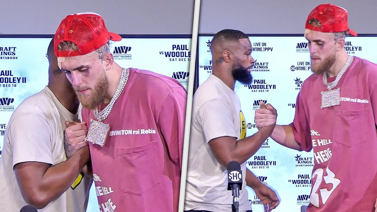 Jake Paul & Tyron Woodley SQUASH BEEF after Rematch Fight