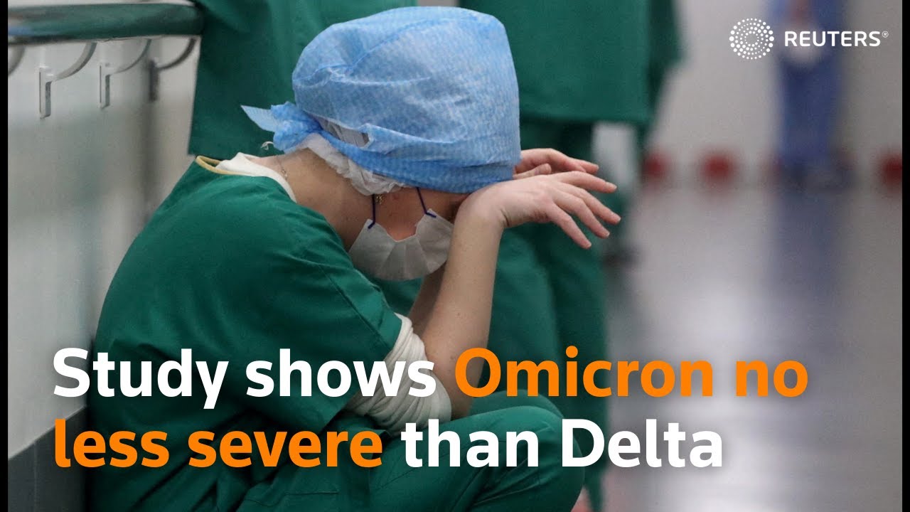 Study shows Omicron no less severe than Delta