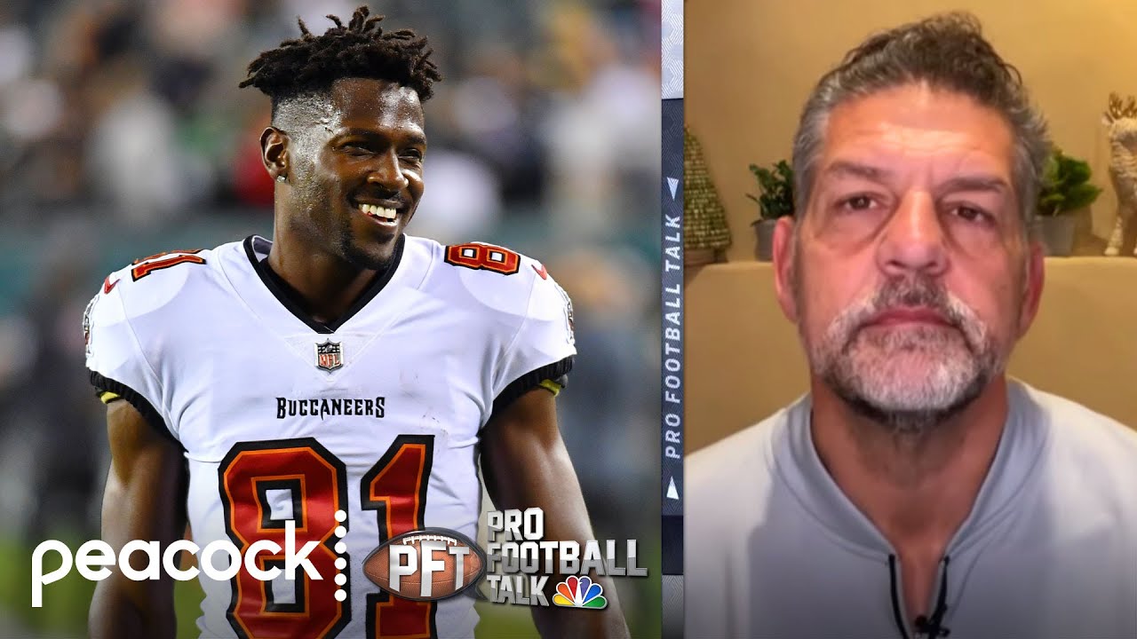 Antonio Brown refuses to discuss fake COVID-19 vaccination card | Pro Football Talk | NBC Sports