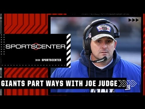 The Giants fire head coach Joe Judge | SportsCenter