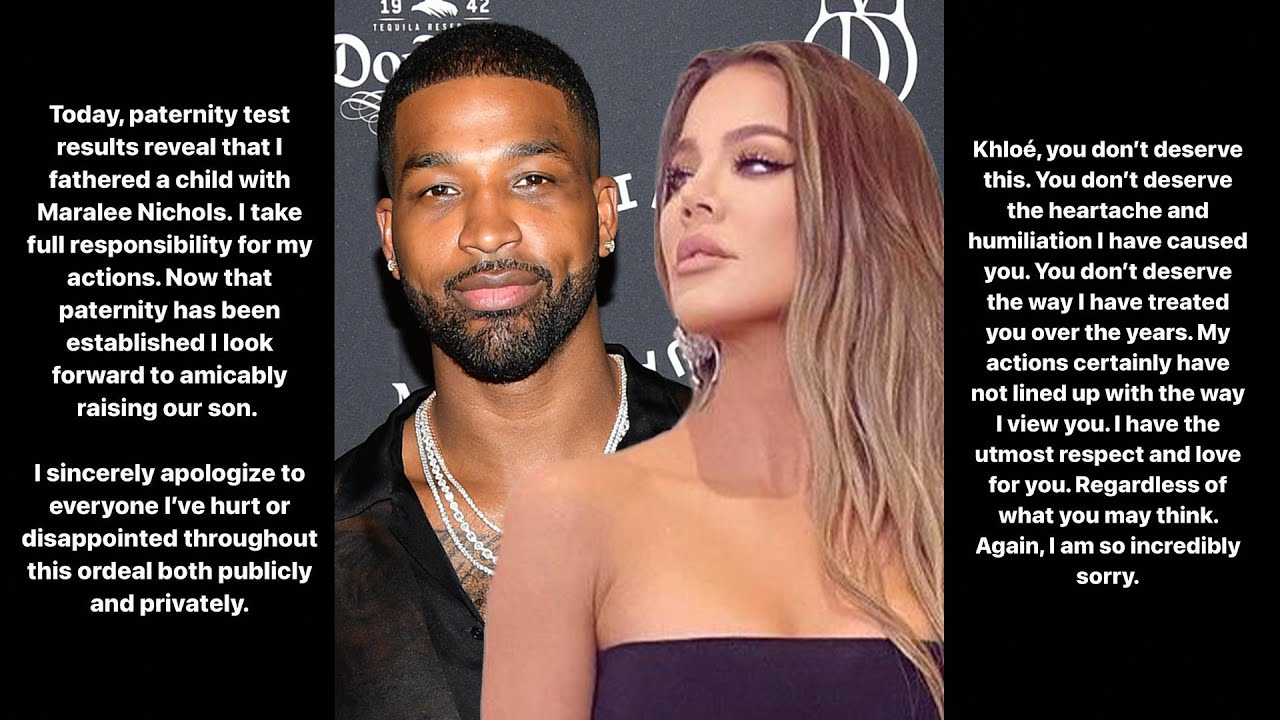 Tristan Thompson APOLOGIZES to Khloe Kardashian After Admitting He Fathered a Third Baby