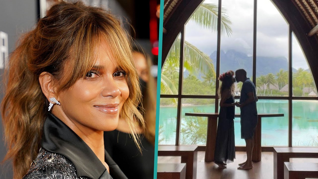Halle Berry Pranks Famous Friends With Wedding Photo