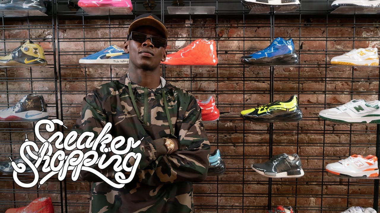Israel Adesanya Goes Sneaker Shopping With Complex