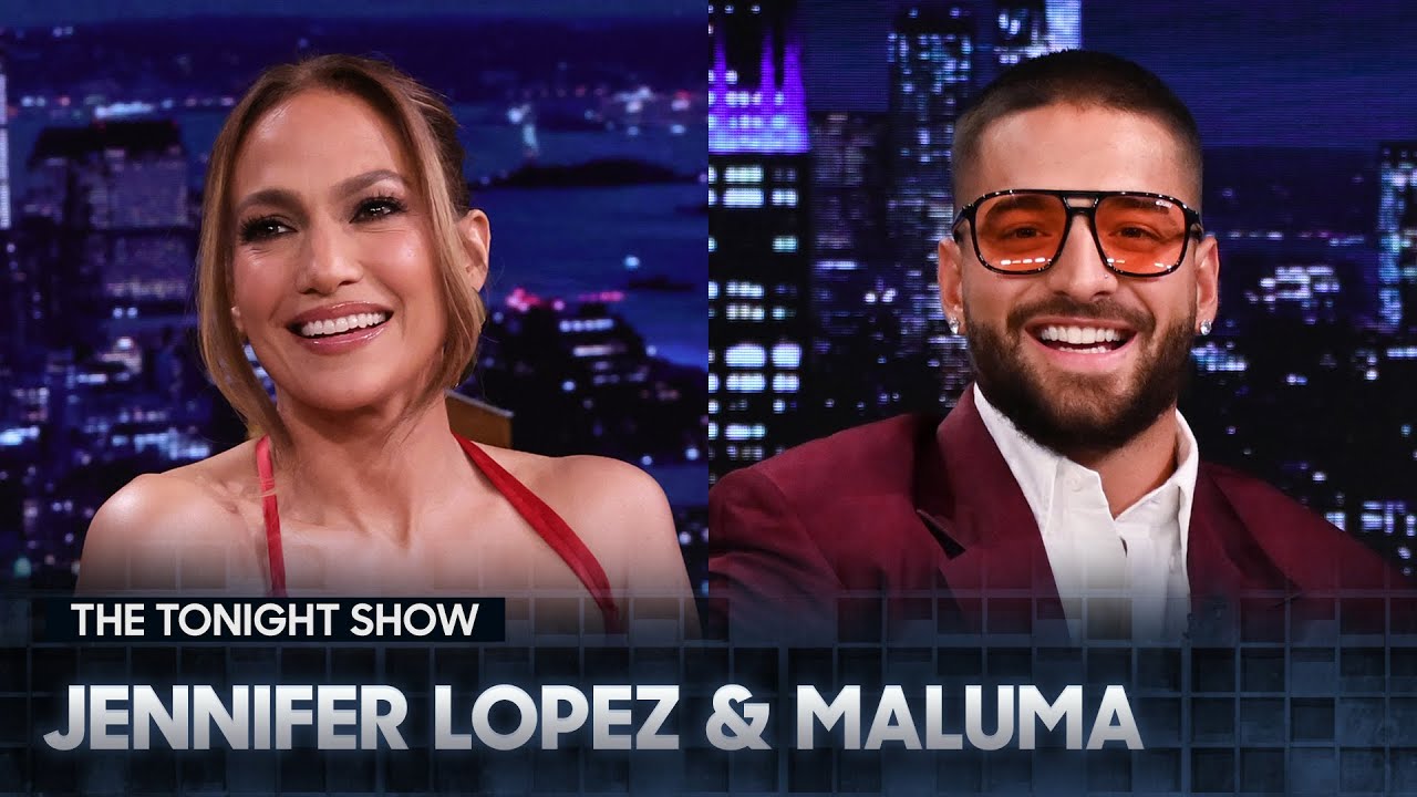 Jennifer Lopez and Maluma Talk Marry Me, Crashing Concerts and Performing Together | Tonight ShowHey