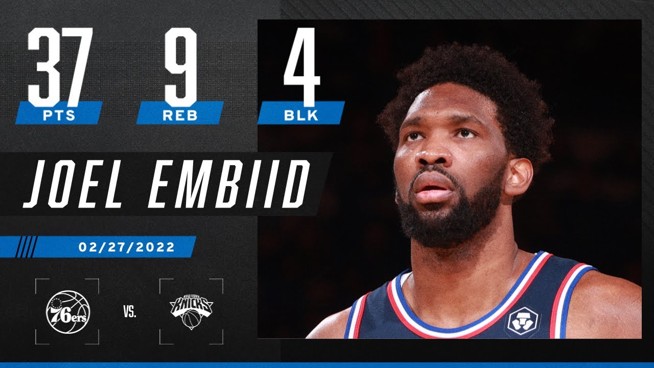 Joel Embiid makes 76ers HISTORY! 🏅 Records 18th-straight 25+ PTS road game in dominating fashion