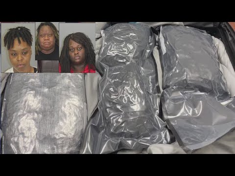 Women busted for 65 pounds of meth, 3 pounds of cocaine at Metro Airport