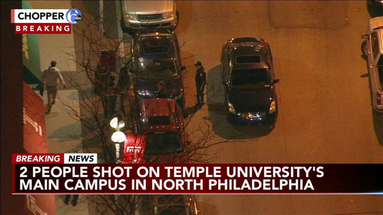 Police: Shooting leaves 2 injured on Temple University’s campus in North Philadelphia