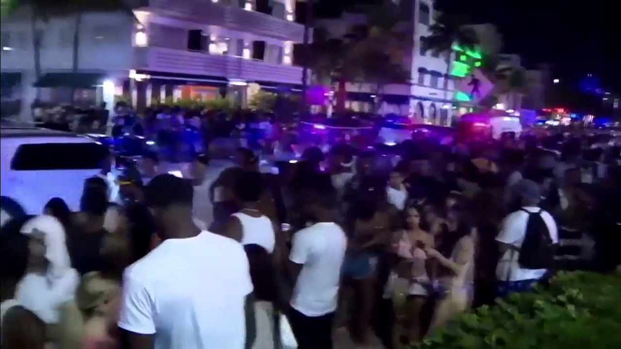 Video captures hectic scene following triple shooting in Miami Beach