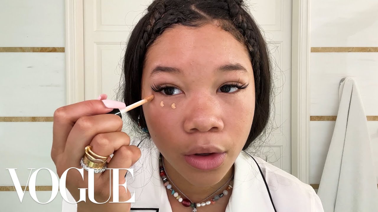 Euphoria’s Storm Reid’s Glowing Skin & Winged Eyeliner Guide | Beauty Secrets | Vogue