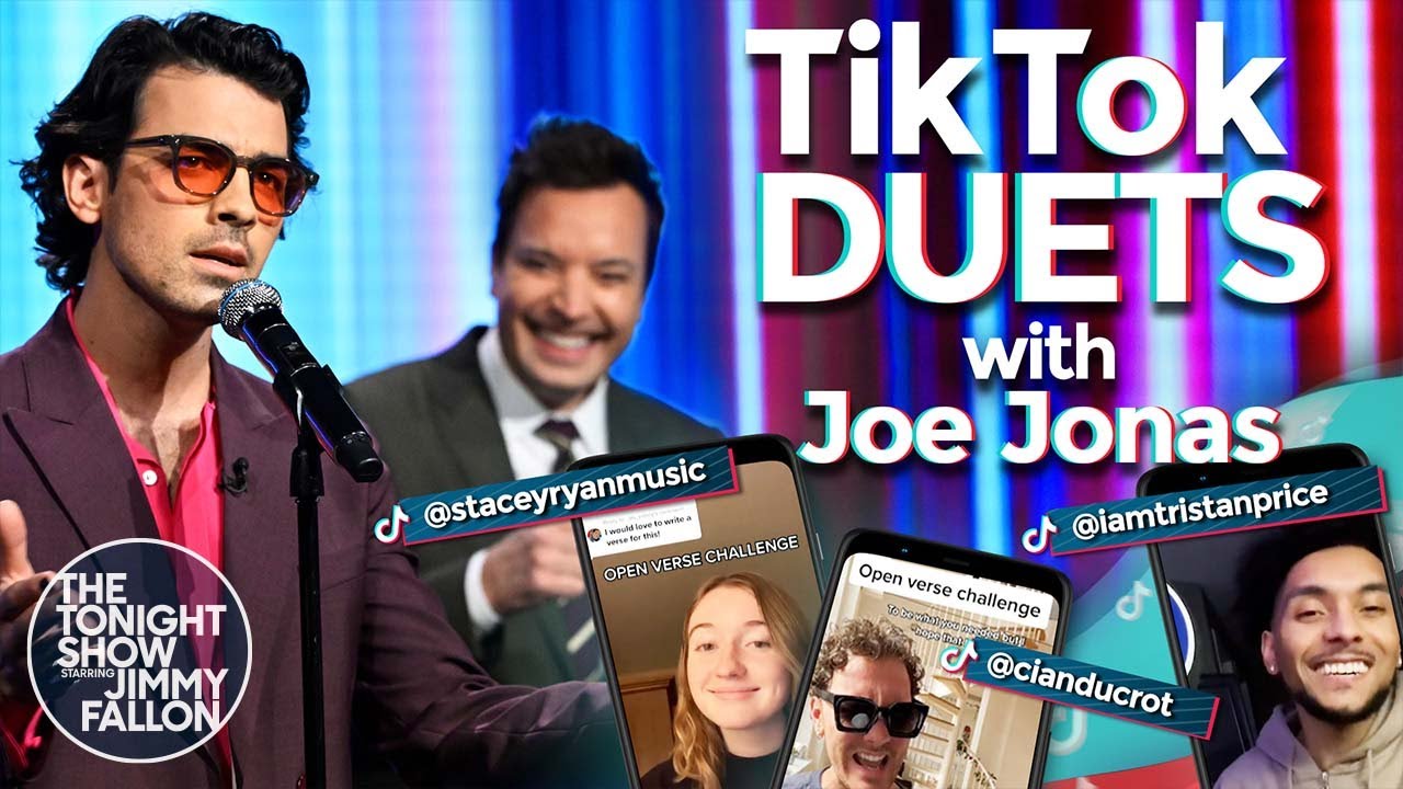 TikTok Duets with Joe Jonas | The Tonight Show Starring Jimmy Fallon