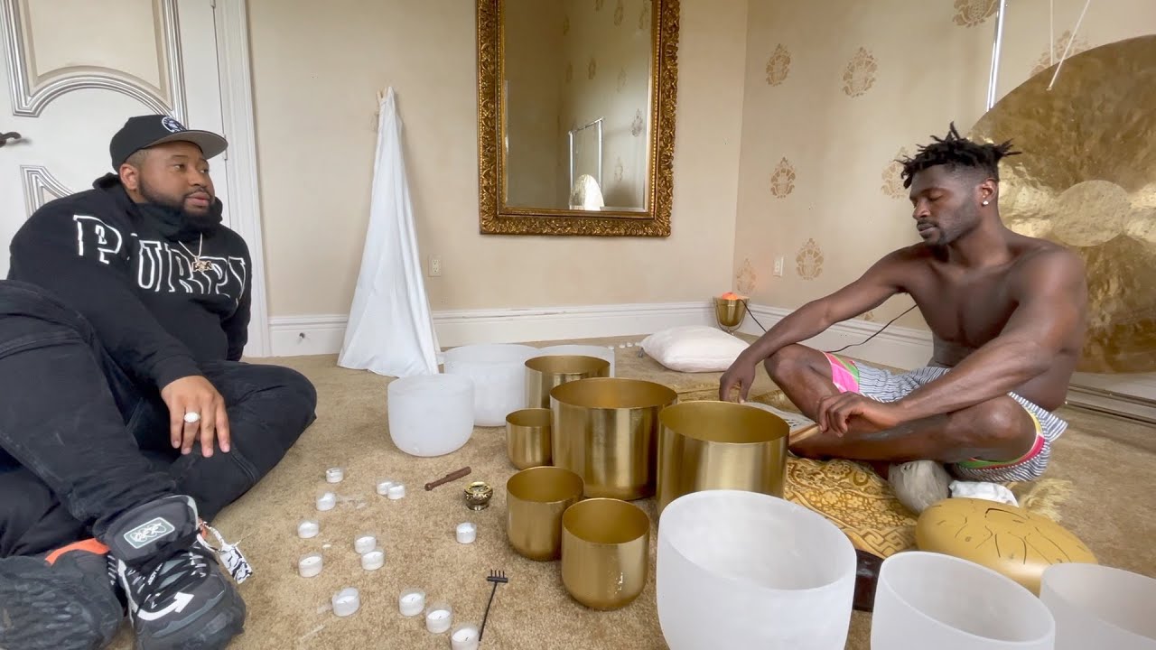 Meditating with Antonio Brown (BTS of Off The Record episode)