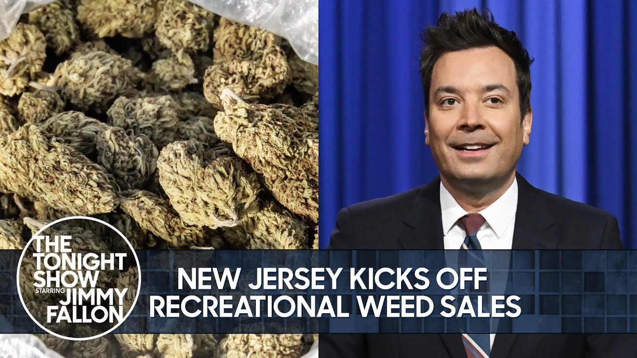New Jersey Kicks Off Recreational Weed Sales, French President Shows Off Chest Hair | Tonight Show