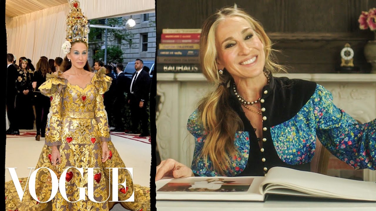 Sarah Jessica Parker Breaks Down 10 Met Gala Looks From 1995 to Now | Life in Looks | Vogue