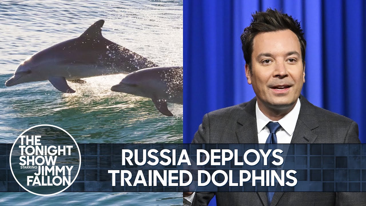 Russia Deploys Trained Dolphins, Chipotle Works on Dessert Menu | The Tonight Show